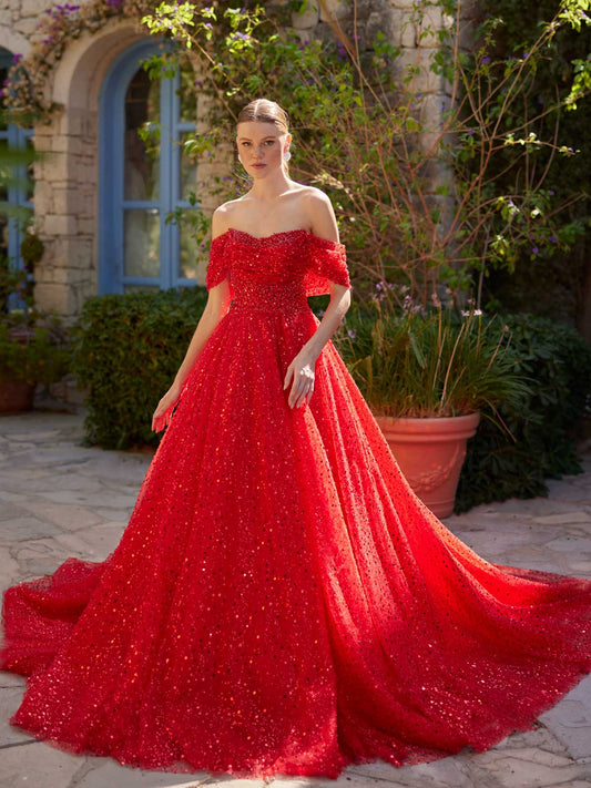Mouccy Tulle Off The Shoulder Quinceanera Dresses Ball Gown India | Ubuy